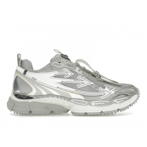 OFF-WHITE Be Right Back Gray Silver - мужская сетка размеров