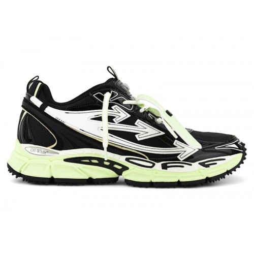 OFF-WHITE Be Right Back Black Lime - мужская сетка размеров