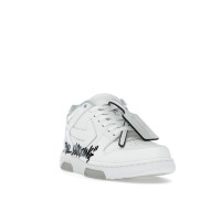 Женские OFF-WHITE Out Of Office OOO Low Tops For Walking White Black (W)