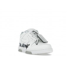 Женские OFF-WHITE Out Of Office OOO Low Tops For Walking White Black (W)