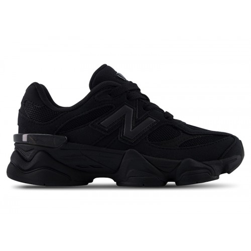 Кроссы New Balance 9060 Black (PS) - детская сетка размеров