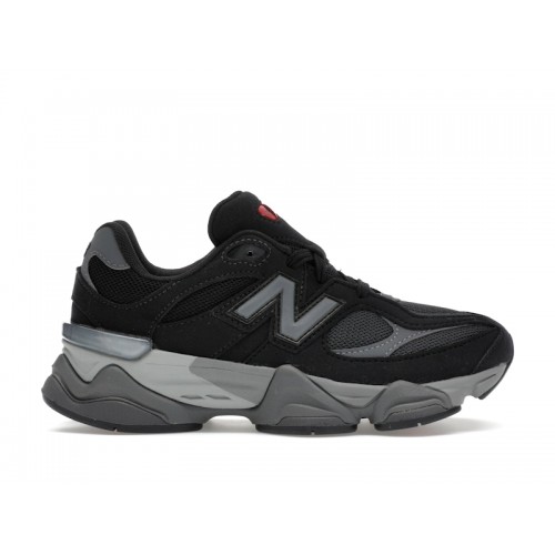 Кроссы New Balance 9060 Black Castlerock (PS) - детская сетка размеров