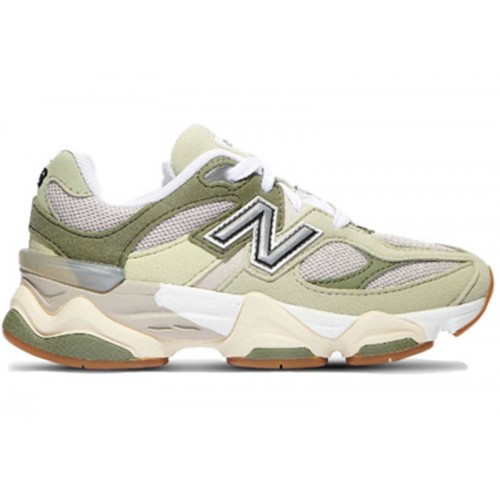 Кроссы New Balance 9060 Green Gum (PS) - детская сетка размеров