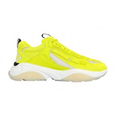 Amiri Bone Runner Reflective White Neon Yellow