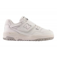Кроссовки New Balance 550 Bungee Lace Top Strap White Grey
