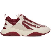 AMIRI Bone Runner Burgundy White