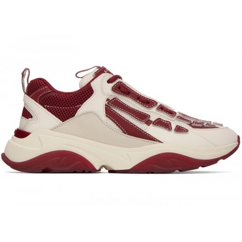 AMIRI Bone Runner Burgundy White - мужская сетка размеров