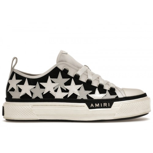 AMIRI Stars Court Low Black White - мужская сетка размеров
