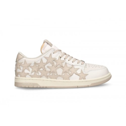 AMIRI Stars Low Top White Beige - мужская сетка размеров