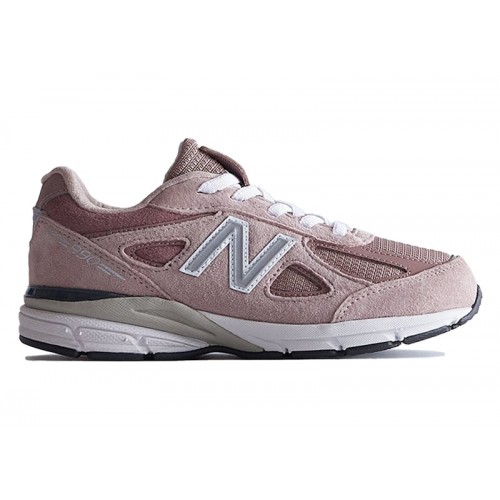 Кроссы New Balance 990v4 Kith Dusty Rose (PS) - детская сетка размеров