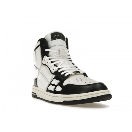 AMIRI Skel High Tops Black White - мужская сетка размеров