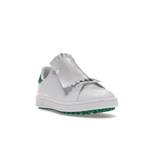 Кроссы adidas Stan Smith Golf Spikeless White Green - мужская сетка размеров