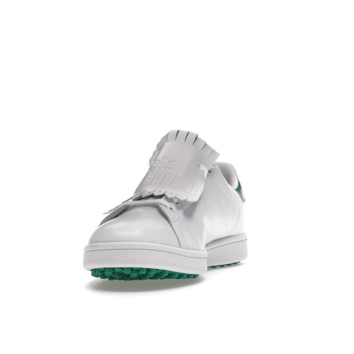 Кроссы adidas Stan Smith Golf Spikeless White Green - мужская сетка размеров