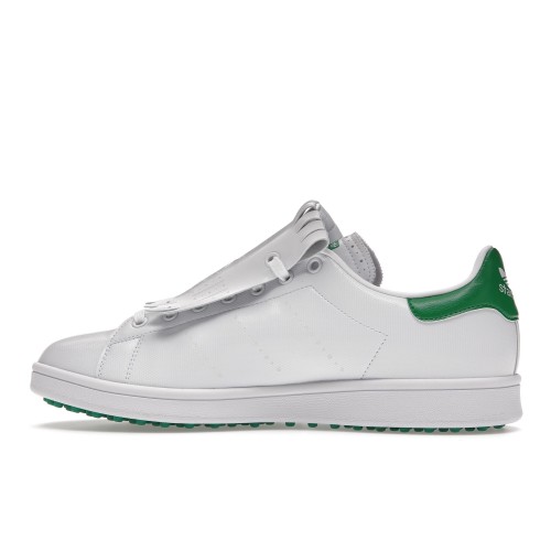 Кроссы adidas Stan Smith Golf Spikeless White Green - мужская сетка размеров