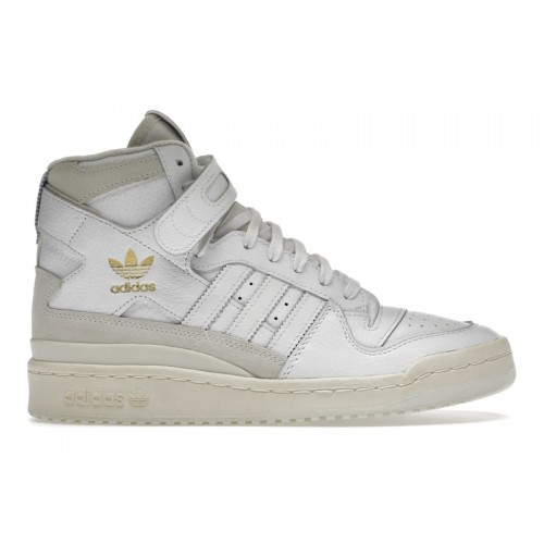 Кроссы adidas Forum 84 Hi White Gold Foil - мужская сетка размеров