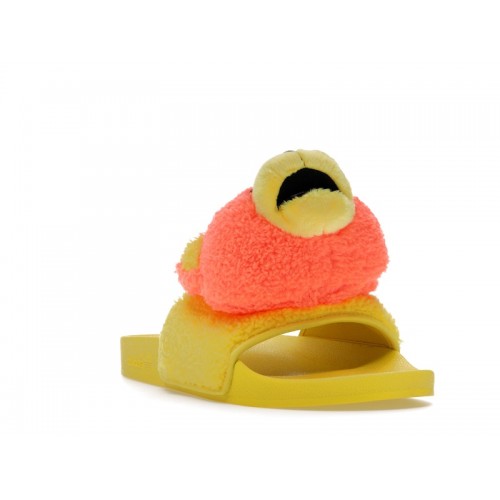 adidas JS Adilette Jeremy Scott Teddy Yellow - мужская сетка размеров adidas JS Adilette Jeremy Scott Teddy Yellow - мужская сетка размеров