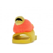 adidas JS Adilette Jeremy Scott Teddy Yellow