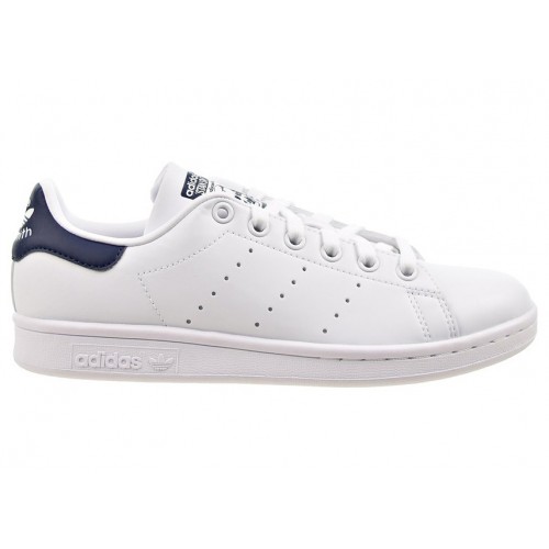 Кроссы adidas Stan Smith Cloud White Collegiate Navy (W) - женская сетка размеров