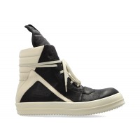 Rick Owens Geobasket High Black Milk