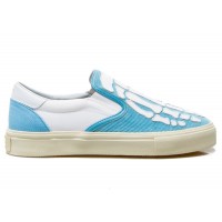 AMIRI Skel Toe Slip On Light Blue/White