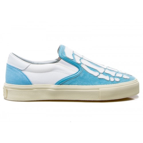 AMIRI Skel Toe Slip On Light Blue/White - мужская сетка размеров