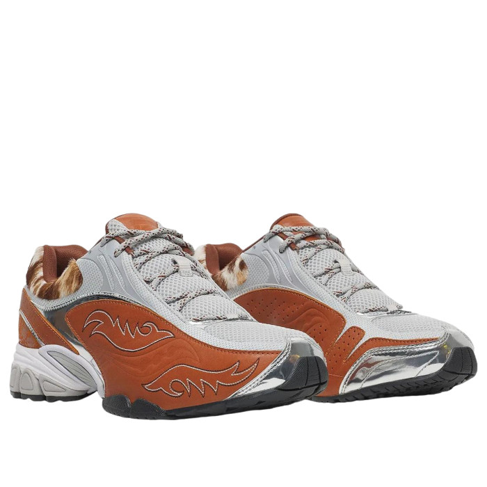Saucony ProGrid V2 Brown Silver - мужская сетка размеров Saucony ProGrid V2 Brown Silver - мужская сетка размеров