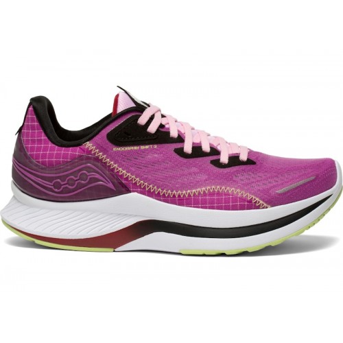 Кроссы Saucony Endorphin Shift 2 Razzle Limelight (W) - женская сетка размеров