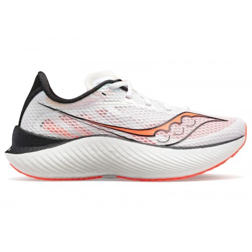 Кроссы Saucony Endorphin Pro 3 White Vizi Red (W) - женская сетка размеров