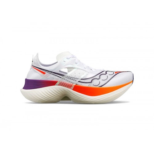 Кроссы Saucony Endorphin Elite White Vizired (W) - женская сетка размеров