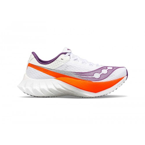 Кроссы Saucony Endorphin Pro 4 White Violet (W) - женская сетка размеров