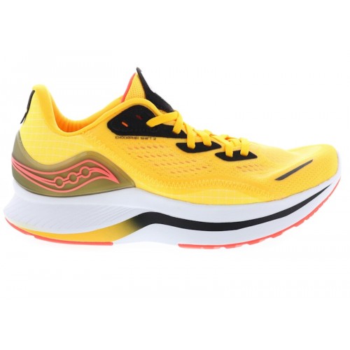 Кроссы Saucony Endorphin Shift 2 ViZigold ViZired Yellow - мужская сетка размеров