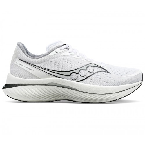 Кроссы Saucony Endorphin Speed 3 White Black - мужская сетка размеров