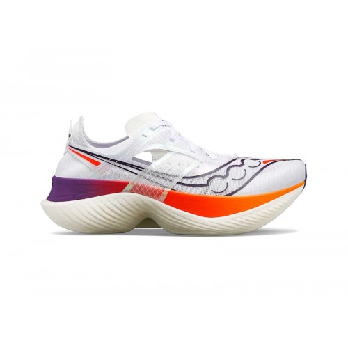 Кроссы Saucony Endorphin Elite White Vizired - мужская сетка размеров