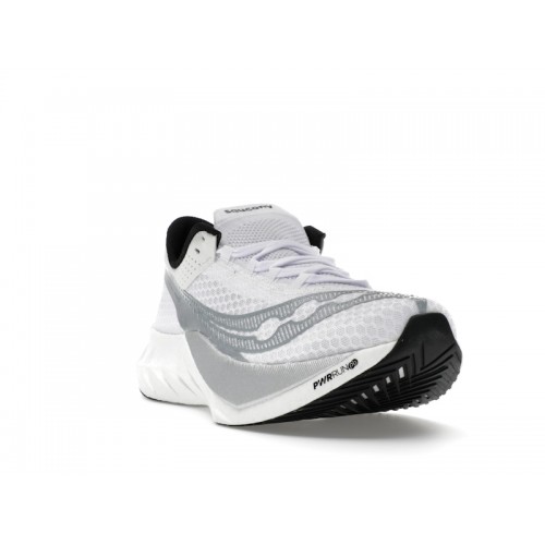 Saucony Endorphin Pro 4 White Silver - мужская сетка размеров