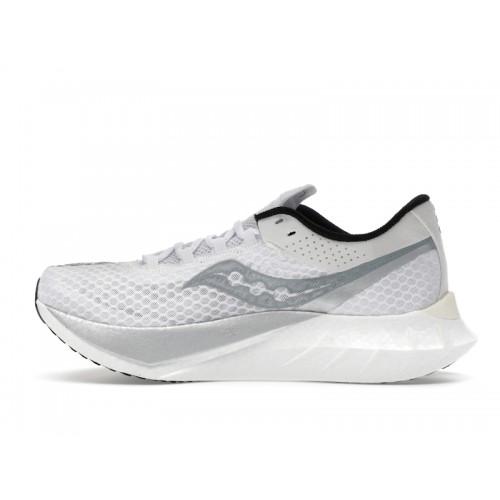 Saucony Endorphin Pro 4 White Silver - мужская сетка размеров