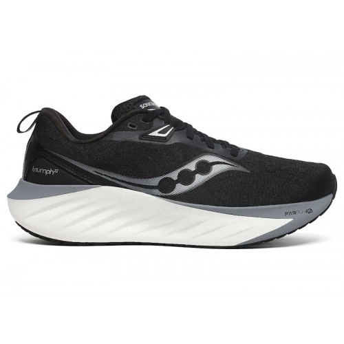 Кроссы Saucony Triumph 22 White Black - мужская сетка размеров