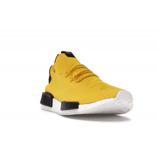 Кроссы adidas NMD R1 PK EQT Yellow - мужская сетка размеров