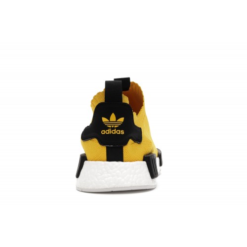 Кроссы adidas NMD R1 PK EQT Yellow - мужская сетка размеров