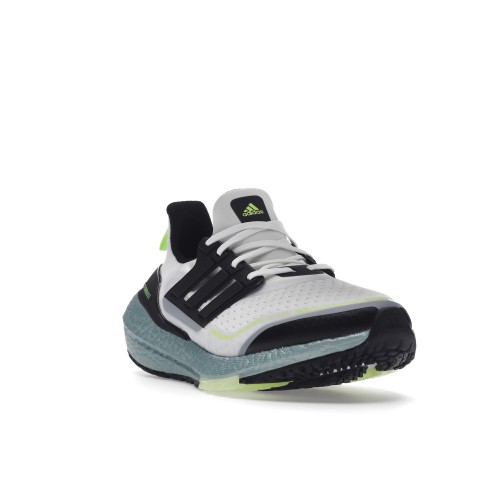 Кроссы adidas Ultra Boost 21 Cold.Rdy White Signal Green - мужская сетка размеров