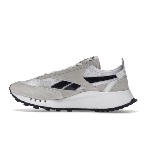 Кроссы Reebok Classic Leather Legacy White Black - мужская сетка размеров