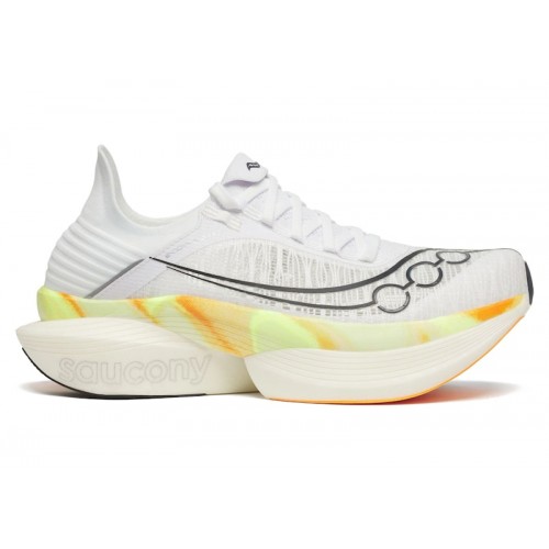 Кроссы Saucony Endorphin Elite 2 White Peel - мужская сетка размеров