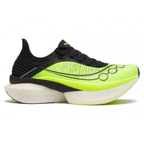 Кроссы Saucony Endorphin Elite 2 Citron Black - мужская сетка размеров