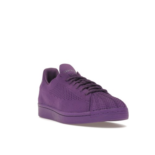 Кроссы adidas Superstar Primeknit Pharrell Purple - мужская сетка размеров