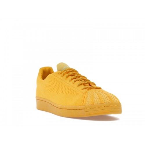 adidas Superstar Primeknit Pharrell Yellow - мужская сетка размеров