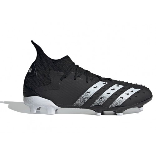 Мужские футбольные бутсы adidas Predator Freak 2 FG Demonskin Black White