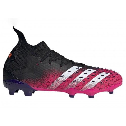 Мужские футбольные бутсы adidas Predator Freak 2 FG Demonskin Black Shock Pink