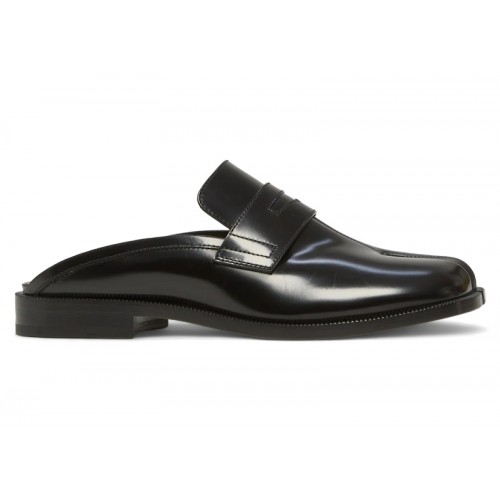 Кроссы Maison Margiela Tabi City Loafer Open Back Mule Black (W) - женская сетка размеров