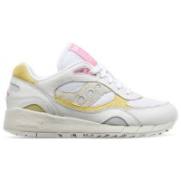 Женские кроссовки Saucony Shadow 6000 White Yellow Pink (W)