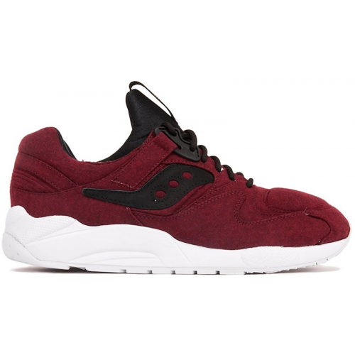 Кроссы Saucony Grid 9000 HT Jersey Maroon Black - мужская сетка размеров