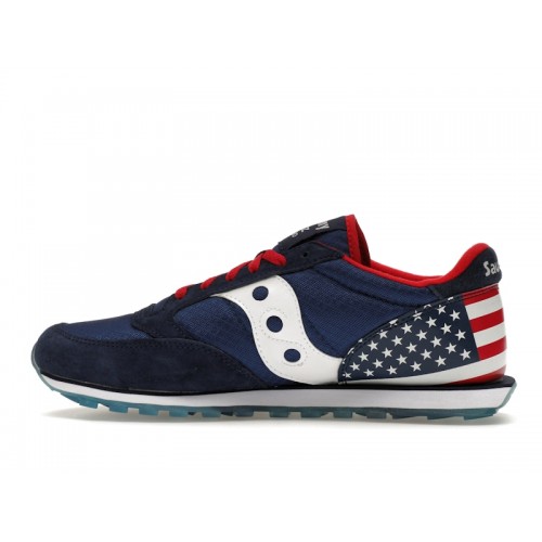 Кроссы Saucony Jazz Low Pro Stars & Stripes - мужская сетка размеров